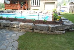 Inspiration Gallery - Pool Retaining Wall - Image: 202